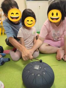 ８月リトミック　タングドラムゆな